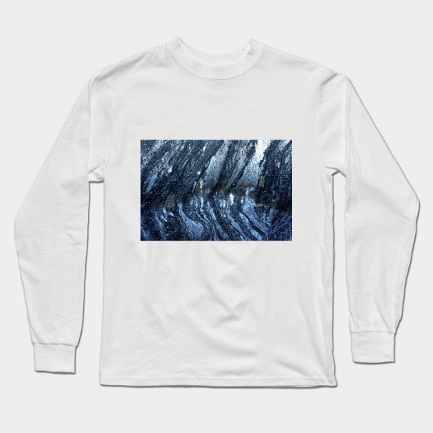 Big Ocean Wave Long Sleeve T-Shirt by mavicfe